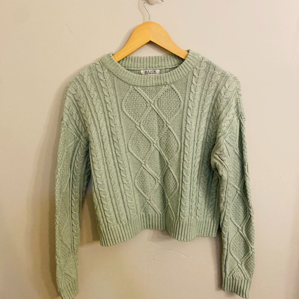 Womens Cable Knit Sweater